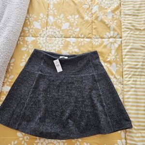 NWT LOFT Charcoal Midi Skirt SZ M